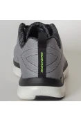 TÊNIS SKECHERS FLEX ADVANTAGE 2.0 THE HAPPS MASCULINO - Cinza/preto