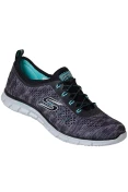TÊNIS SKECHERS GLIDER DEEP SPACE FEMININO - Preto/azul TÊNIS SKECHERS GLIDER DEEP SPACE FEMININO - Preto/azul