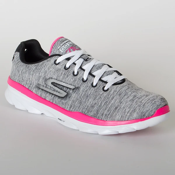 TÊNIS SKECHERS GO FIT TR STELLAR FEMININO - Cinza/pink