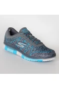 TÊNIS SKECHERS GO FLEX ABILITY FEMININO - Grafite/azul TÊNIS SKECHERS GO FLEX ABILITY FEMININO - Grafite/azul