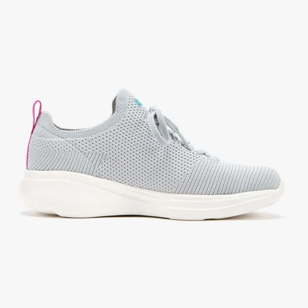 TÊNIS SKECHERS GO RUN FAST BRISK DAY FEMININO - Cinza/roxo