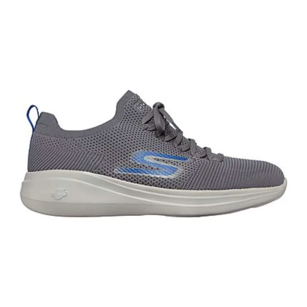 TÊNIS SKECHERS GO RUN FAST - MONOGRAM MASCULINO - Grafite/azul
