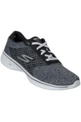 TÊNIS SKECHERS GO WALK 4 EXCEED FEMININO - Preto/branco TÊNIS SKECHERS GO WALK 4 EXCEED FEMININO - Preto/branco