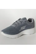 TÊNIS SKECHERS GO WALK 4 NOBLE MASCULINO - Grafite/cinza TÊNIS SKECHERS GO WALK 4 NOBLE MASCULINO - Grafite/cinza