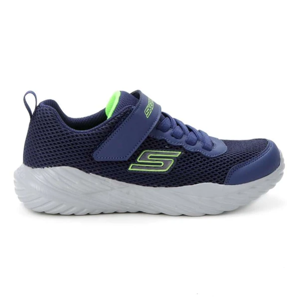 TENIS SKECHERS NITRO SPRINT - KRODON INFANTIL - Marinho/cinza