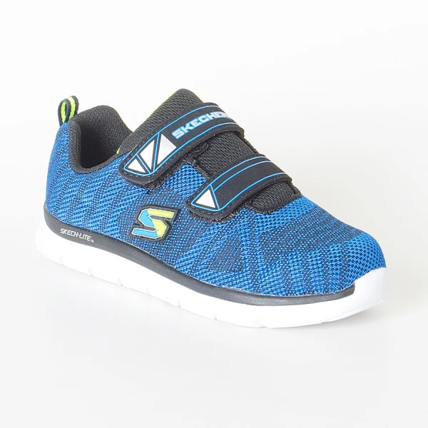 TÊNIS SKECHERS SKECH LITE COMFY STEPZ INFANTIL - Azul/preto