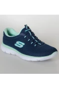 TÊNIS SKECHERS SUMMITS FEMININO - Marinho/branco TÊNIS SKECHERS SUMMITS FEMININO - Marinho/branco
