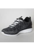 TÊNIS SKECHERS SYNERGY 2.0 HEADLINER FEMININO - Preto/grafite