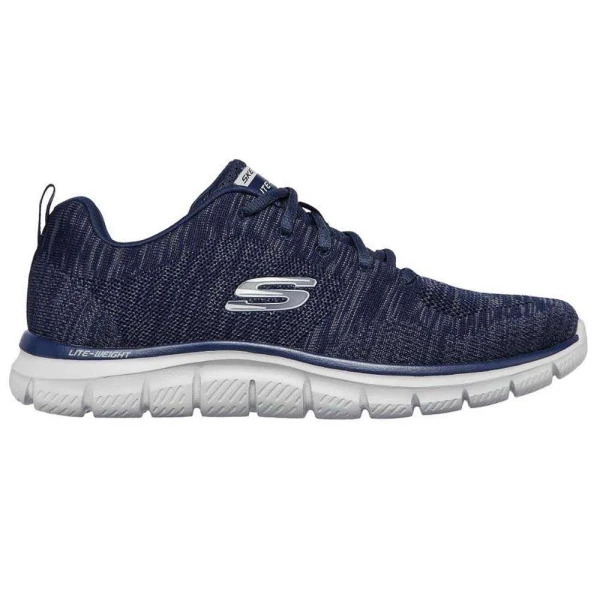 TENIS SKECHERS TRACK FRONT RUNNER MASCULINO - Marinho/cinza