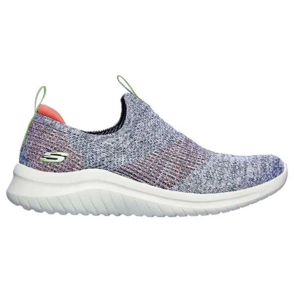 TÊNIS SKECHERS ULTRA FLEX 2.0 PRETTY FEMININO - Cinza/rosa