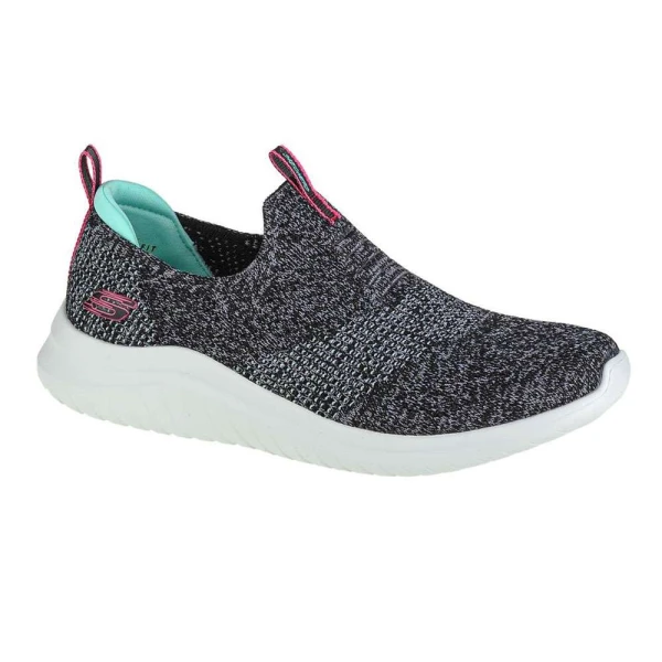 TÊNIS SKECHERS ULTRA FLEX 2.0 PRETTY FEMININO - Preto/branco