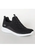TÊNIS SKECHERS ULTRA FLEX FEMININO - Preto/branco TÊNIS SKECHERS ULTRA FLEX FEMININO - Preto/branco