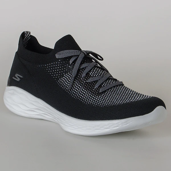 TÊNIS SKECHERS YOU SHINE FEMININO - Preto/branco