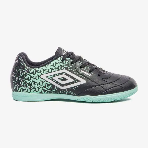 TÊNIS UMBRO FUTSAL CLASS NEO INFANTIL - Preto/verde
