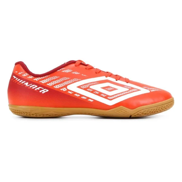 TÊNIS UMBRO FUTSAL THUNDER - Vermelho/branco