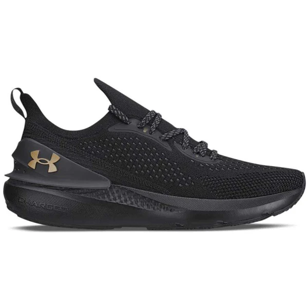 TÊNIS UNDER ARMOUR CHARGED QUICKER MASCULINO - Preto/dourado