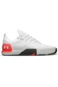 TÊNIS UNDER ARMOUR DE TREINO TRIBASE CROSS QUIRON UNISSEX - Branco/laranja