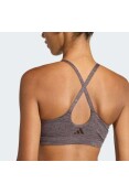 TOP ADIDAS ALL ME LIGHT SUPPORT FEMININA - Chumbo