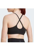 TOP ADIDAS ALL ME LIGHT SUPPORT FEMININA - Preto