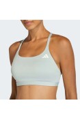 TOP ADIDAS OPTIME ESS LIGHT SUPPORT FEMININO - Verde