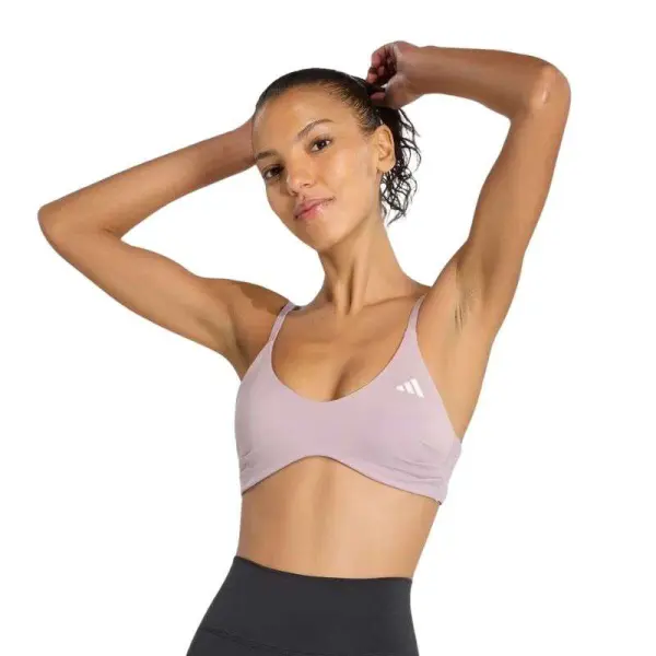 TOP ADIDAS OPTIME POWERESS ESS FEMININO - Lilas