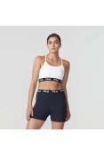 TOP FILA TREINO ALASTIC II FEMININO - Branco/preto