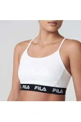 TOP FILA TREINO ALASTIC II FEMININO - Branco/preto