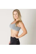 TOP LIVE BIO CLEAVAGE BASIC FEMININO - Cinza TOP LIVE BIO CLEAVAGE BASIC FEMININO - Cinza