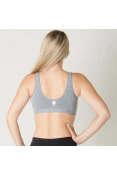 TOP LIVE BIO CLEAVAGE BASIC FEMININO - Cinza TOP LIVE BIO CLEAVAGE BASIC FEMININO - Cinza