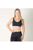 TOP LIVE BIO CLEAVAGE BASIC FEMININO - Marinho