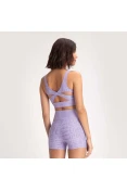TOP LIVE CROSS ESSENTIAL FEMININO - Lilas TOP LIVE CROSS ESSENTIAL FEMININO - Lilas