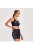 TOP LIVE ICON LUX FEMININO - Preto