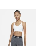 TOP NIKE DRI-FIT INDY FEMININO - Branco/cinza