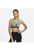 TOP NIKE DRI-FIT INDY FEMININO - Grafite/preto