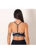 TOP NIKE INDY FEMININO - Preto/branco TOP NIKE INDY FEMININO - Preto/branco