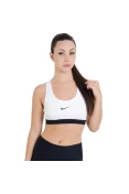 TOP NIKE PRO CLASSIC BRA FEMININO - Branco/preto