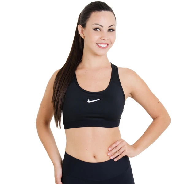 TOP NIKE PRO CLASSIC BRA FEMININO - Preto/branco