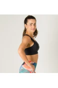 TOP NIKE PRO CLASSIC SWOOSH BRA FEMININO - Preto TOP NIKE PRO CLASSIC SWOOSH BRA FEMININO - Preto