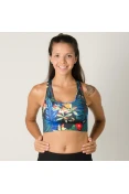 TOP NIKE SWOOSH HYPER FEMME FEMININO - Preto/verde
