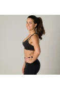 TOP PUMA STRAPPY MIX BRA FEMININO - Preto TOP PUMA STRAPPY MIX BRA FEMININO - Preto