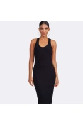 VESTIDO COLCCI SLIM CANELADO SPORT TRAINING - Preto VESTIDO COLCCI SLIM CANELADO SPORT TRAINING - Preto