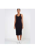 VESTIDO COLCCI SLIM CANELADO SPORT TRAINING - Preto VESTIDO COLCCI SLIM CANELADO SPORT TRAINING - Preto