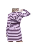 VESTIDO LIVE LISTRADO - Roxo/rosa VESTIDO LIVE LISTRADO - Roxo/rosa