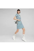VESTIDO PUMA TEE ESSENTIALS SLIM FEMININO - Azul VESTIDO PUMA TEE ESSENTIALS SLIM FEMININO - Azul
