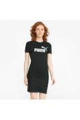VESTIDO PUMA TEE ESSENTIALS SLIM FEMININO - Preto