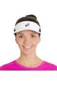 VISEIRA ASICS MAD DASH VISOR - Branco/preto